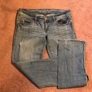 American Eagle jeans; size12 REG/Slim boot stretch